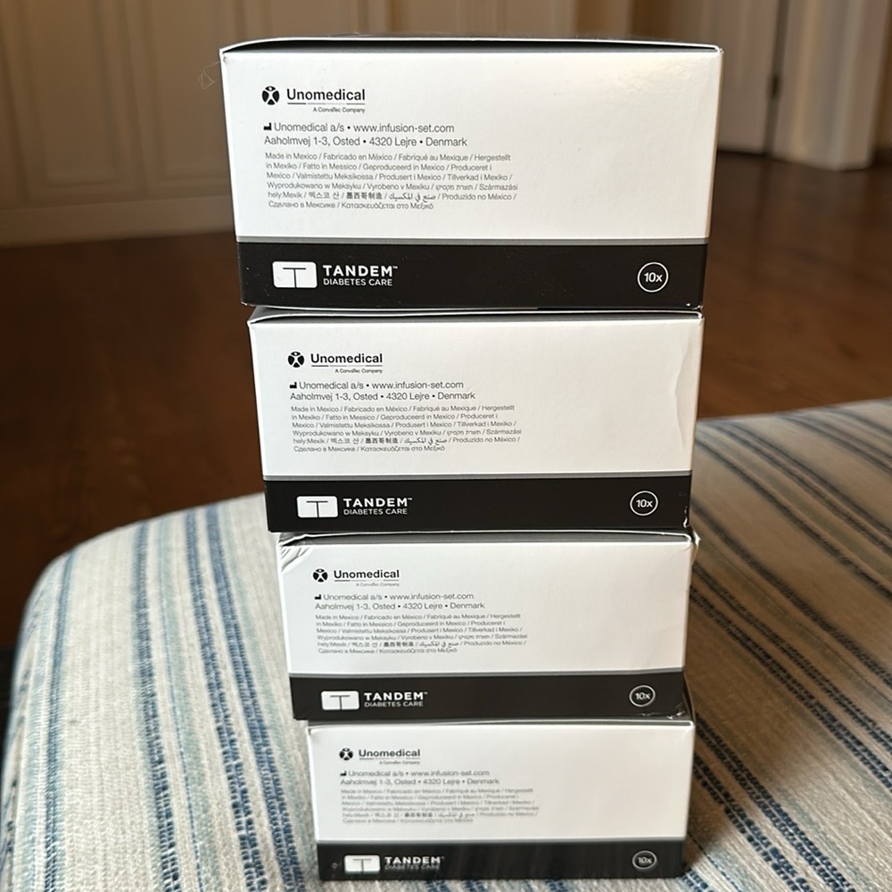 AutoSoft 90 Infusion Sets x 4 boxes 40 total Four month supply Diabetic Tandem - Picture 2 of 5